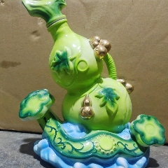 陶瓷葫芦酒瓶福禄如意葫芦瓶5斤空酒瓶收藏摆件景德镇陶瓷