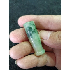  strong>老翡翠烟嘴一枚 /strong>_烟嘴_民国_翡翠_其他形状