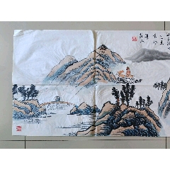 一幅山水画