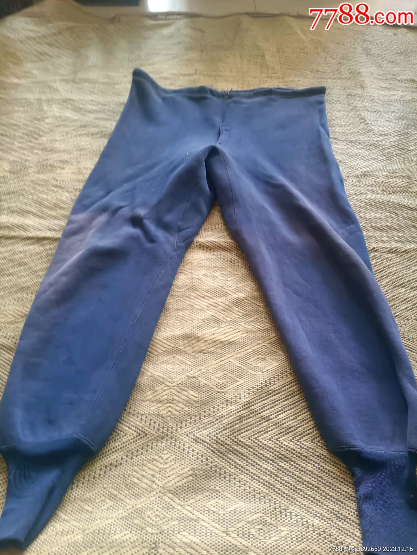 怀旧50年代老落色蓝绒裤-其他服饰-7788商城__七七八八商品交易平台