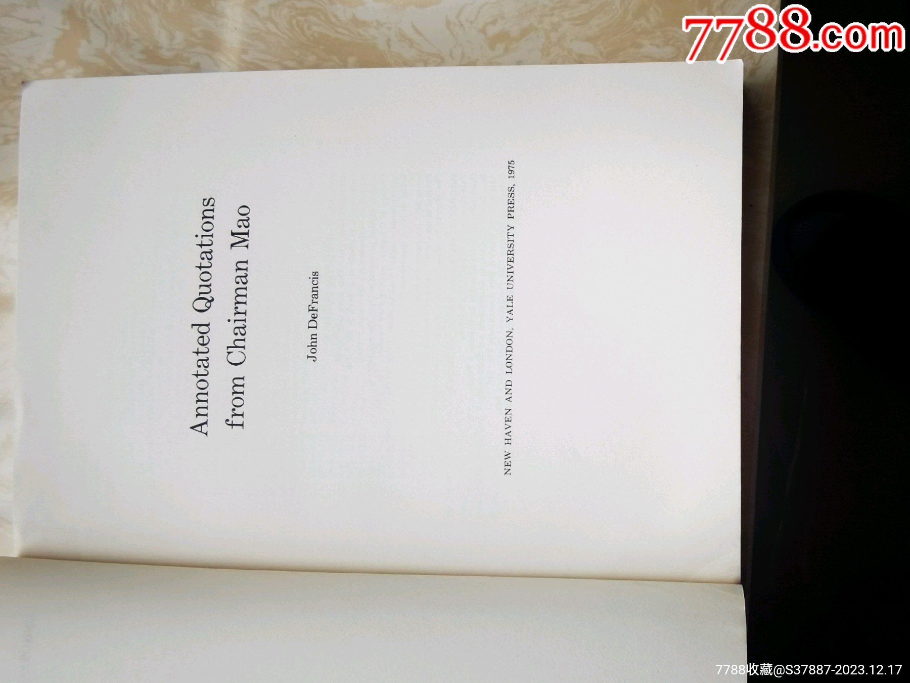 極其少見的外國佬出版的中文與漢語拼音的“毛主席語錄”_價格380元_第6張_