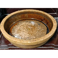 盆【缸身自然老包浆非常漂亮】_酱釉瓷/紫金釉_淘古宝斋【7788收藏】