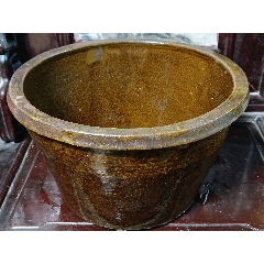 宋元时代传世老厚缸(重达16斤5两)完好无损,重达16_淘古宝斋【7788