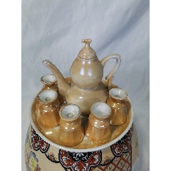 洋河大曲双耳青瓷花雕老酒瓶