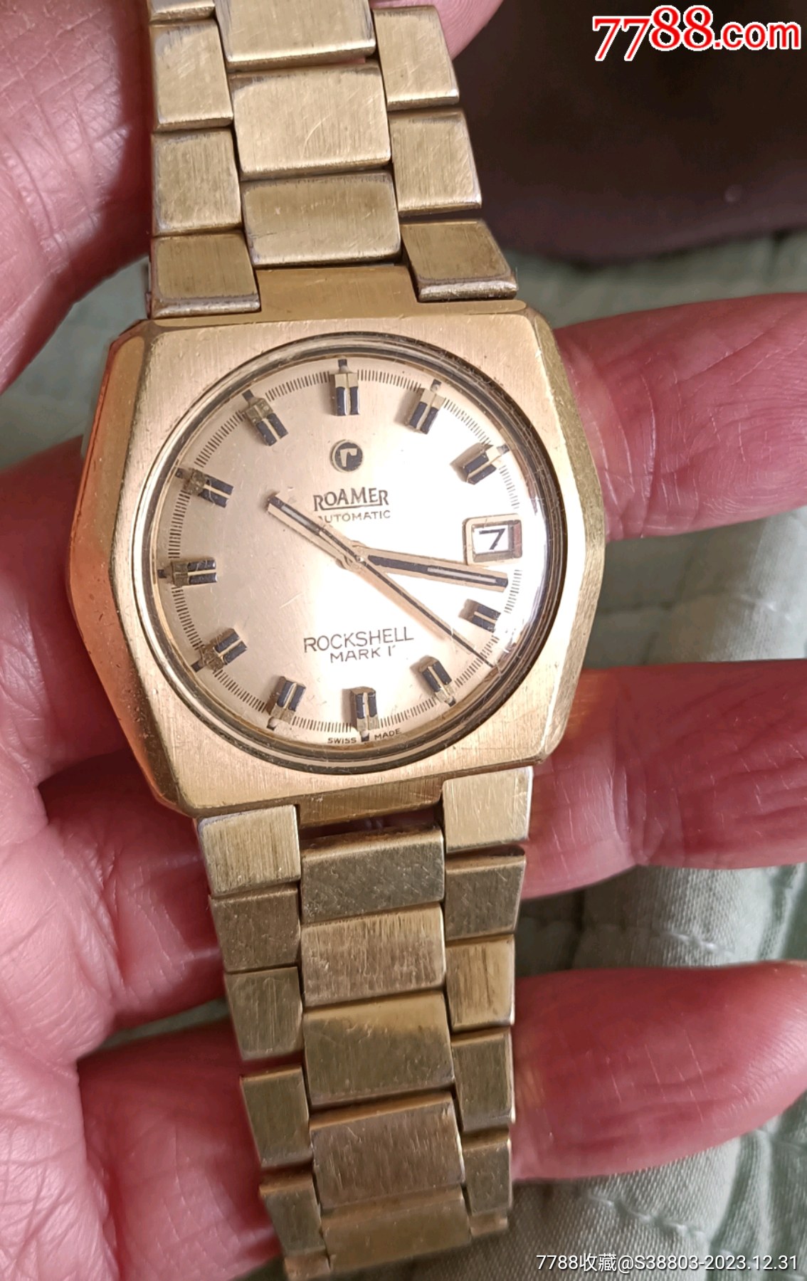 瑞士罗马牌机械自动男表