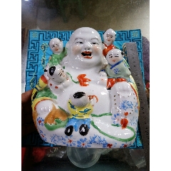 80-90年代五子登科佛一座18*22cm