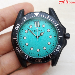 日本精工5号系列自动机械男表7s26机芯透明底盖夜光漂亮能走时