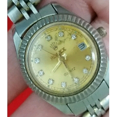 表盘劳力士精工机芯石英表