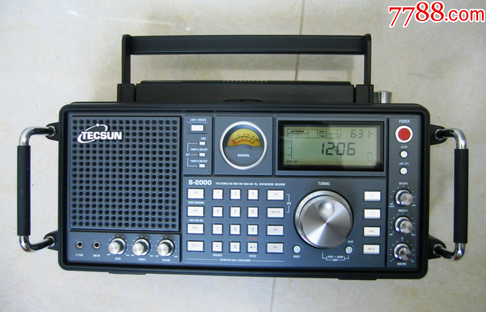 全新未开封tecsun德生s2000全波段单边带航空波段收音机到付