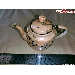 清代民国粉彩鼻烟壶药壶清代刘海戏金蟾同治粉彩瓷中药壶