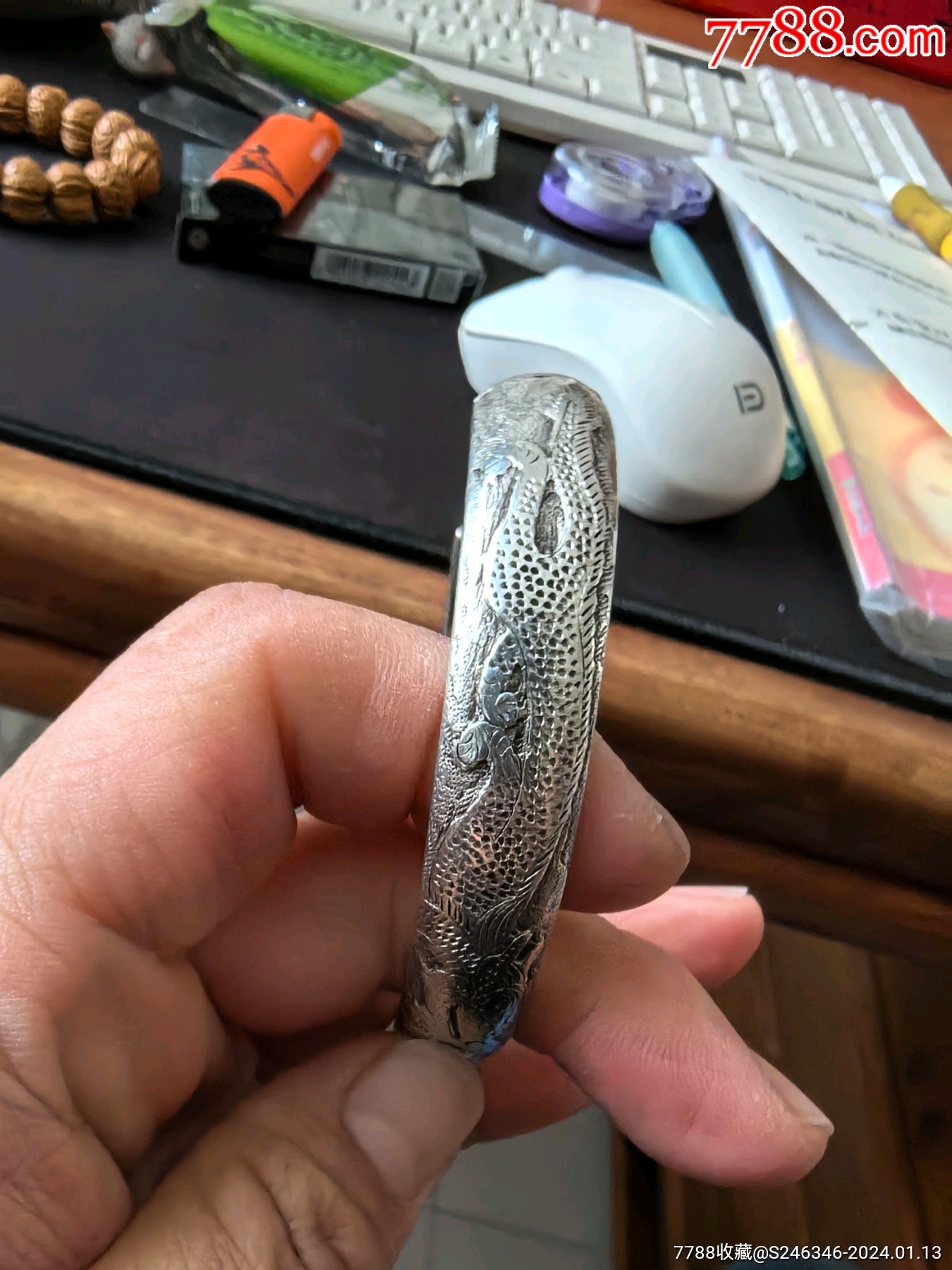 7788收藏__收藏热线>首页>拍卖>银镯>银手镯_价格1