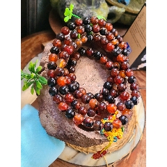 彩虹玛瑙项链一条-价格:130元-au36918486-玛瑙/宝石手串 -加价-7788