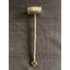 国外刻画大象铜摆件