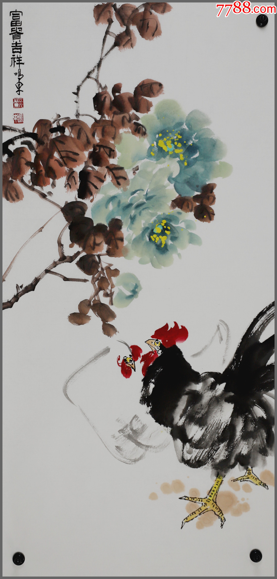 雷鸣东,花鸟画(河南开封人)_花鸟国画原作_图片收藏_回收价格_7788老
