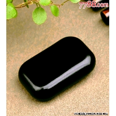 天然和田玉墨玉黑羊脂平安无事牌吊坠挂件一枚,~规格尺寸:约44×30