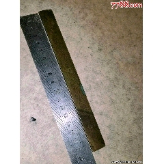 99清代雕刻兰亭序诗文的铜镇纸铜镇尺_9.