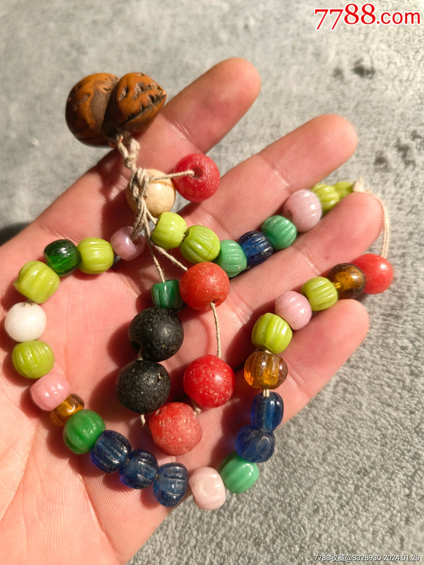 清代多宝琉璃珠_价格100元_第1张