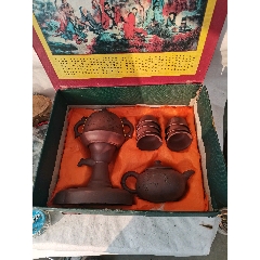 精品老紫砂壶一套