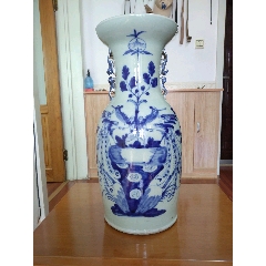 清中晚期凤穿牡丹纹150件花瓶(au36776515)