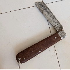 历史)_价格100元【诚信眼光朋友古旧店】99民国胶木电工刀(年代特征