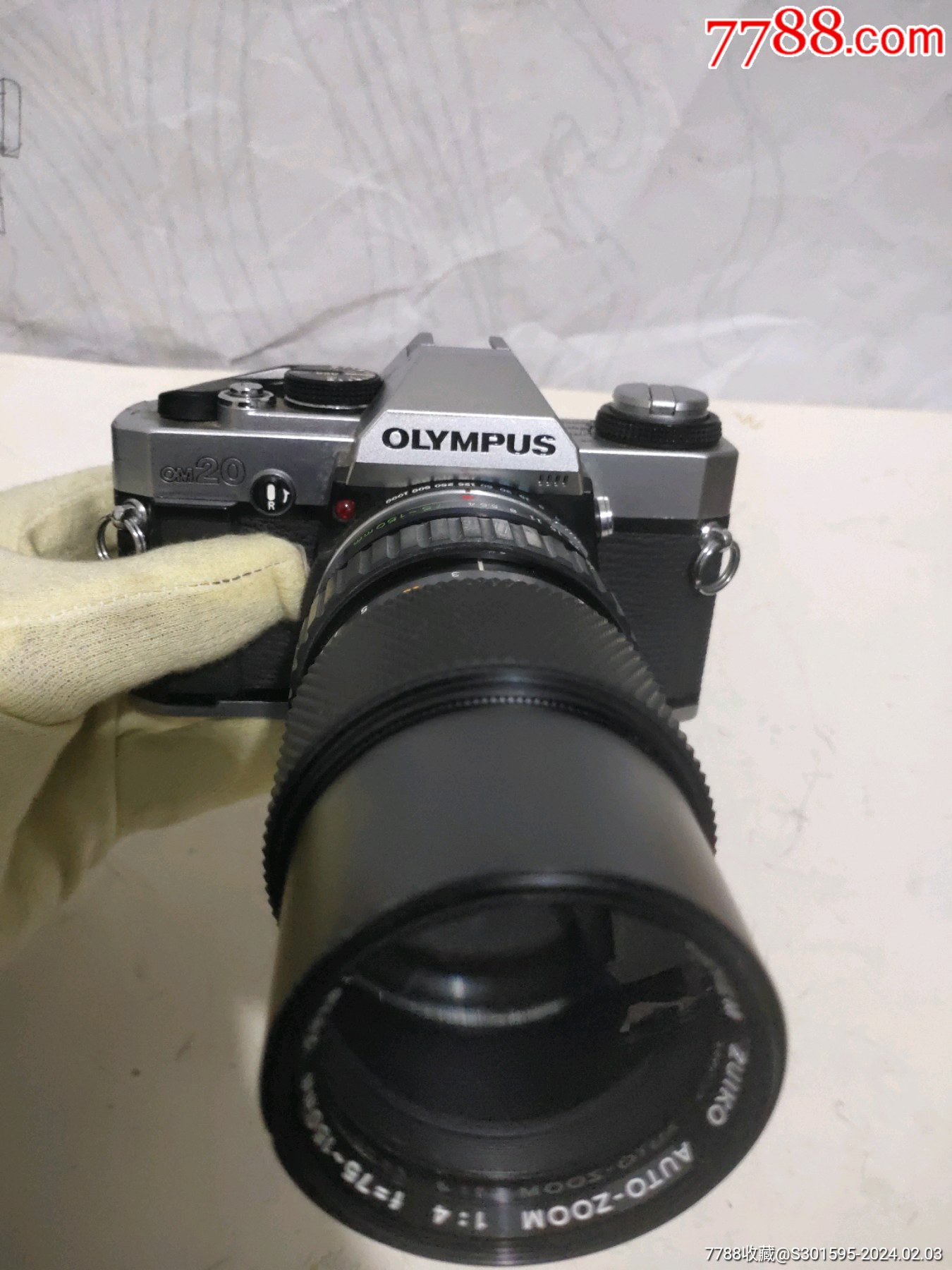 奥林巴斯om20配75150单反相机故障机看图