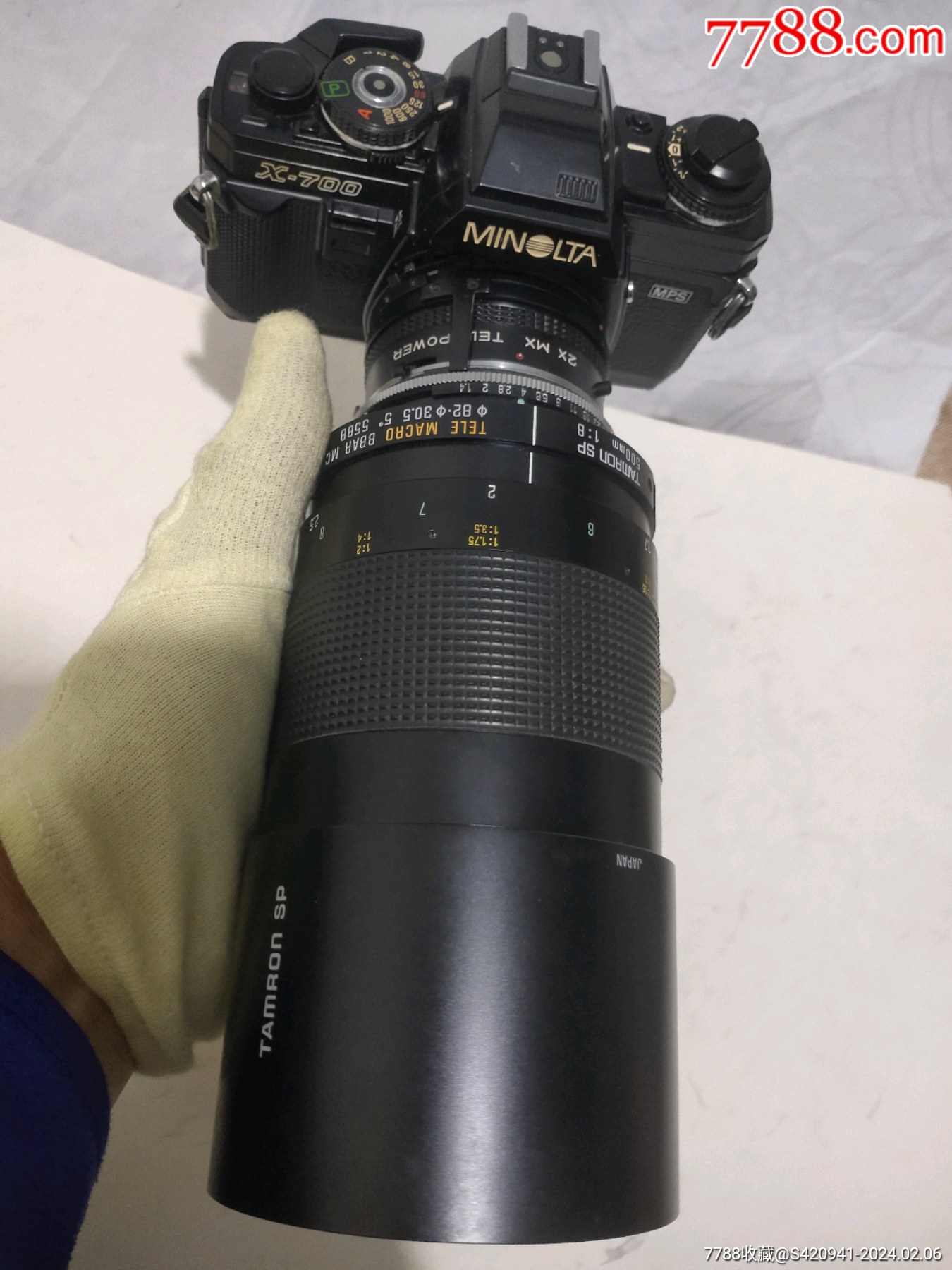 美能达x700配腾龙500折反镜头