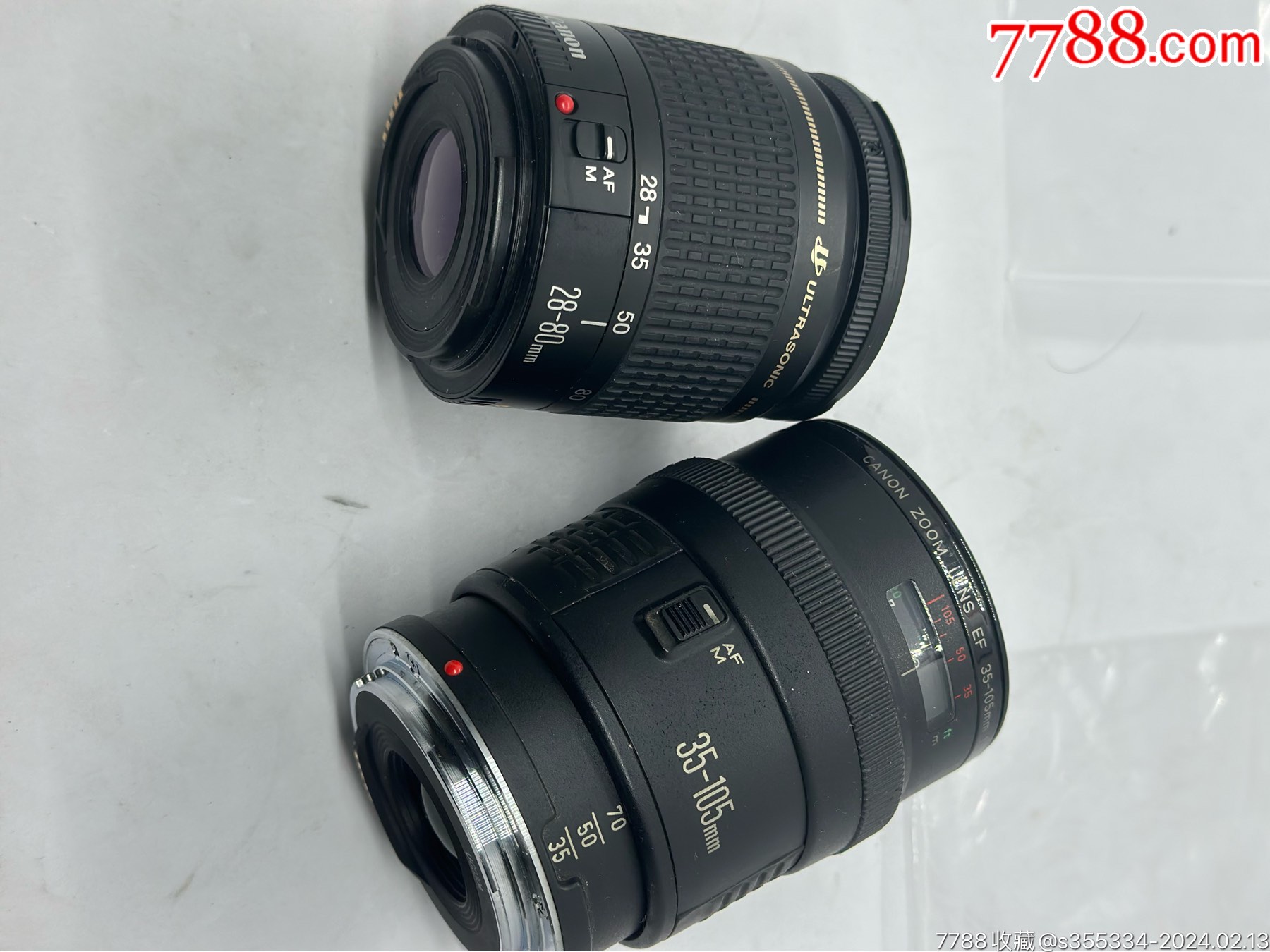 两个佳能镜头打包
