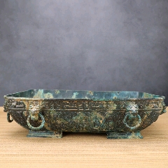 99青铜器虢季子白盘青铜铭文盘_9.