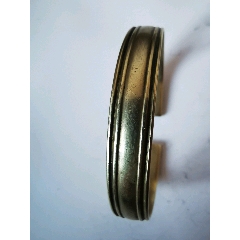 价格70元【杂项博览会】99老白铜镯子_8品￥8099早期大银镯子,_8