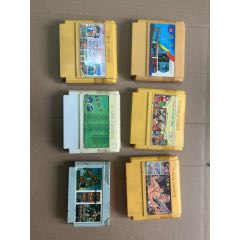 早期游戲機卡帶6個合拍_PSP/游戲機_￥140