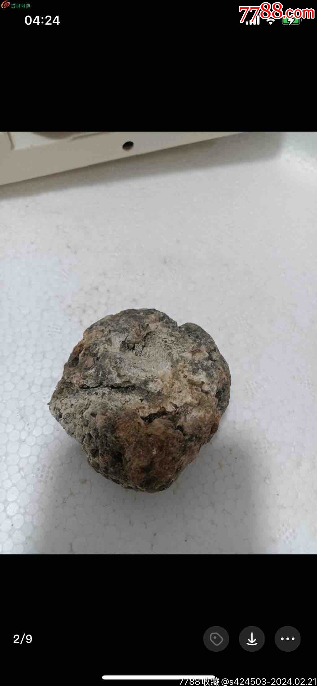 龙涎香一块28克陈化七年之久硬货浅黑灰色