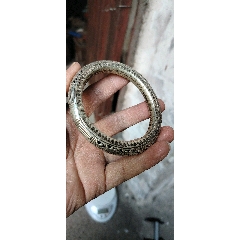 足银990宝宝银手镯一条