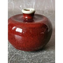 霁红三系纽扣罐-价格:369元-au36345212-红釉瓷 -加价-7788搪瓷收藏