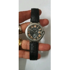 库存没使用过石英男表卡地亚进口机芯夜光强走时精准