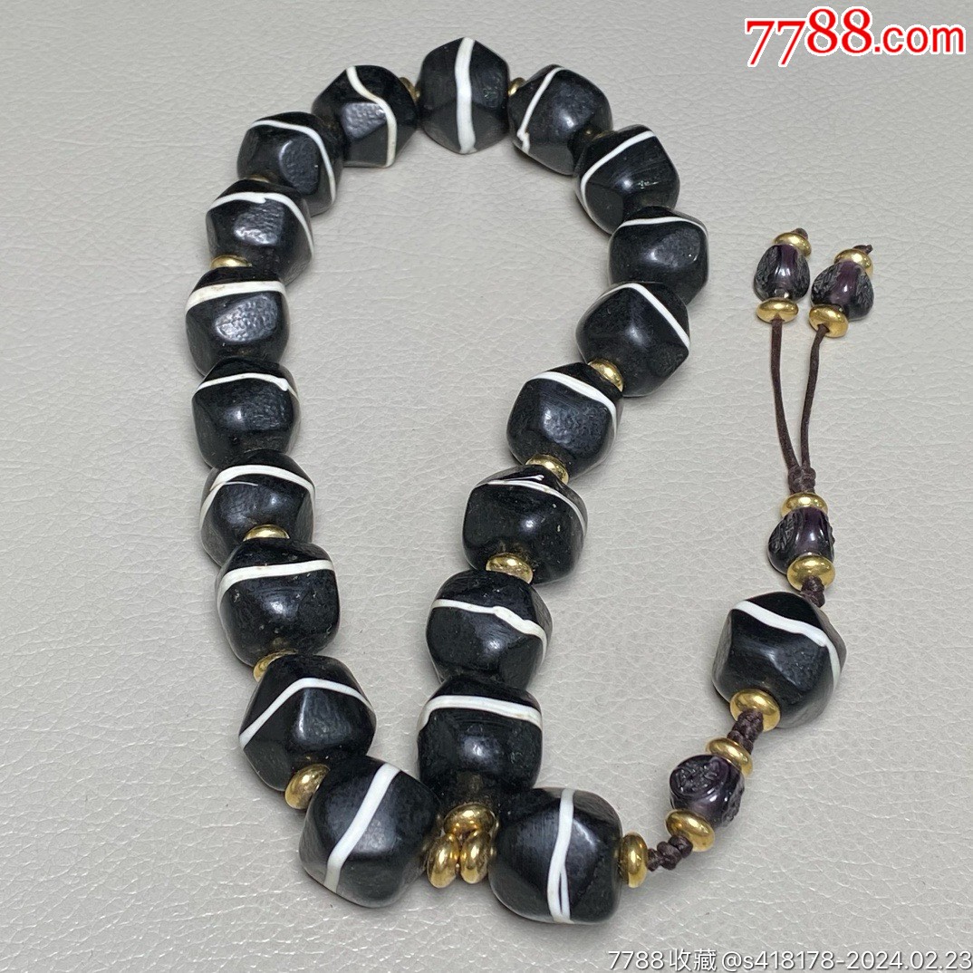 一线药师十八子佛珠手持尺寸约:17毫米_其他琉璃工艺_图片价格_收藏