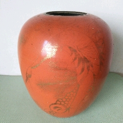 清代郎窑红特大香炉