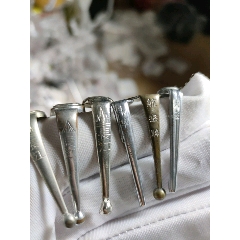 编号162老古董金笔笔格头不同6个合拍非常稀缺美品