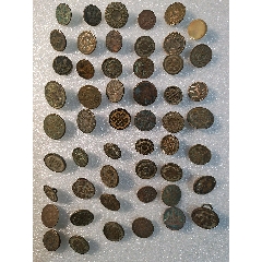 铜纽扣68个