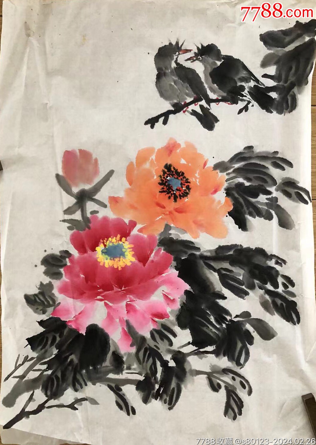 芙蓉_花鸟国画原作_慧古轩【7788收藏__收藏热线】