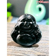 天然和田玉墨玉佛公吊坠挂件一枚规格尺寸约484616mm克重54克含