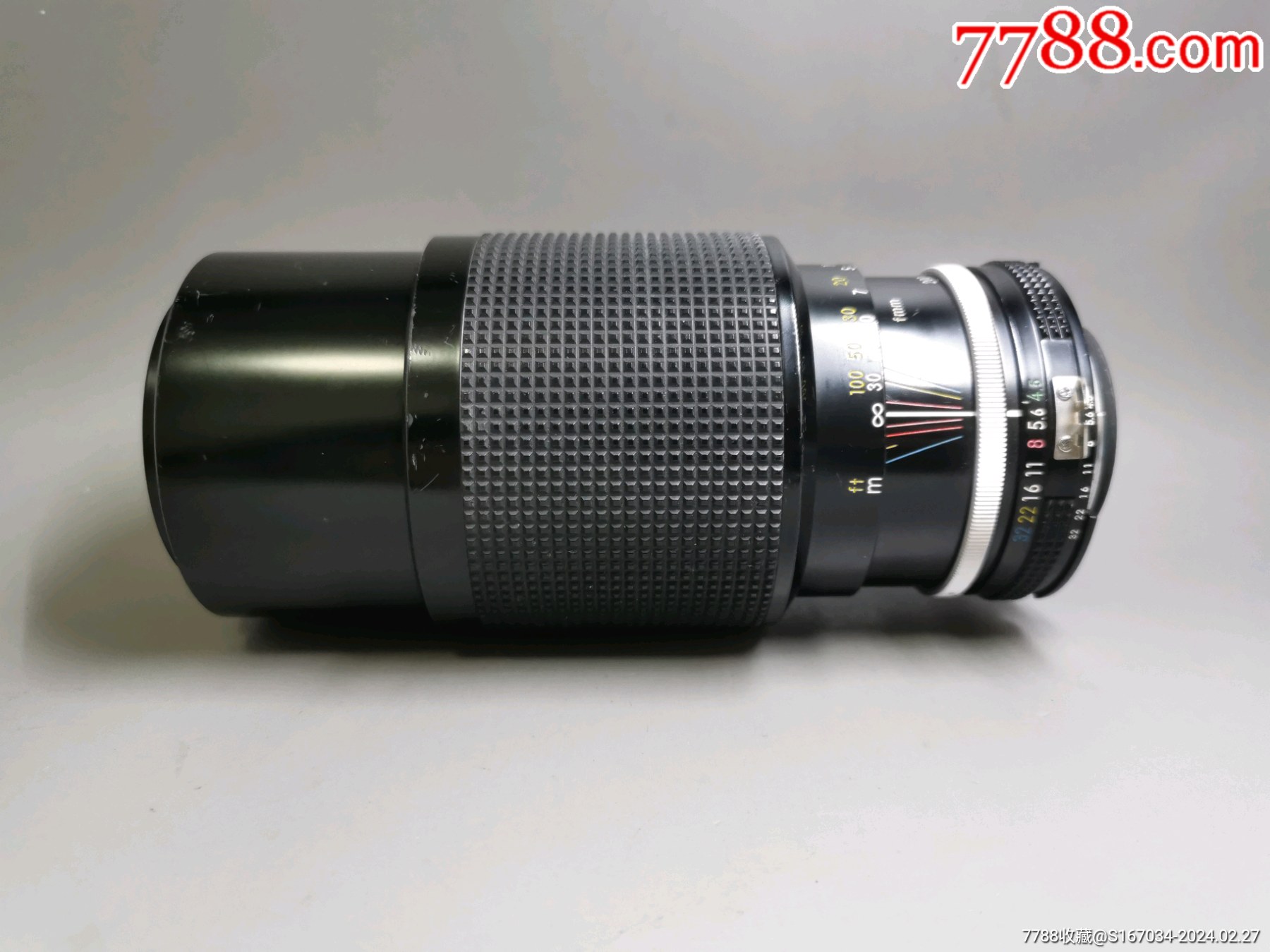 尼康nikonzoomnikkor80200mmf45镜头品相很好如