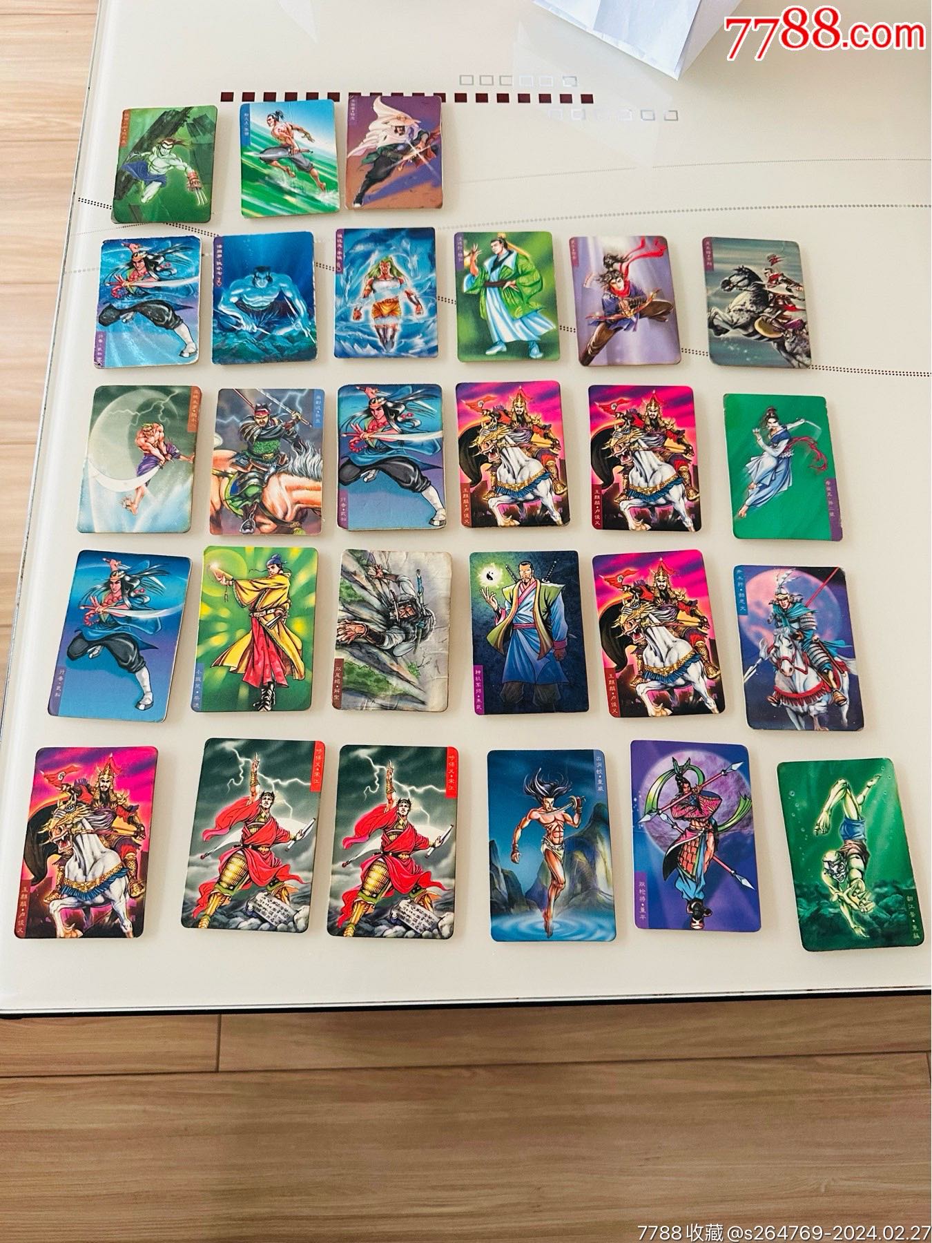 27张小浣熊水浒卡有3张闪卡请看简介