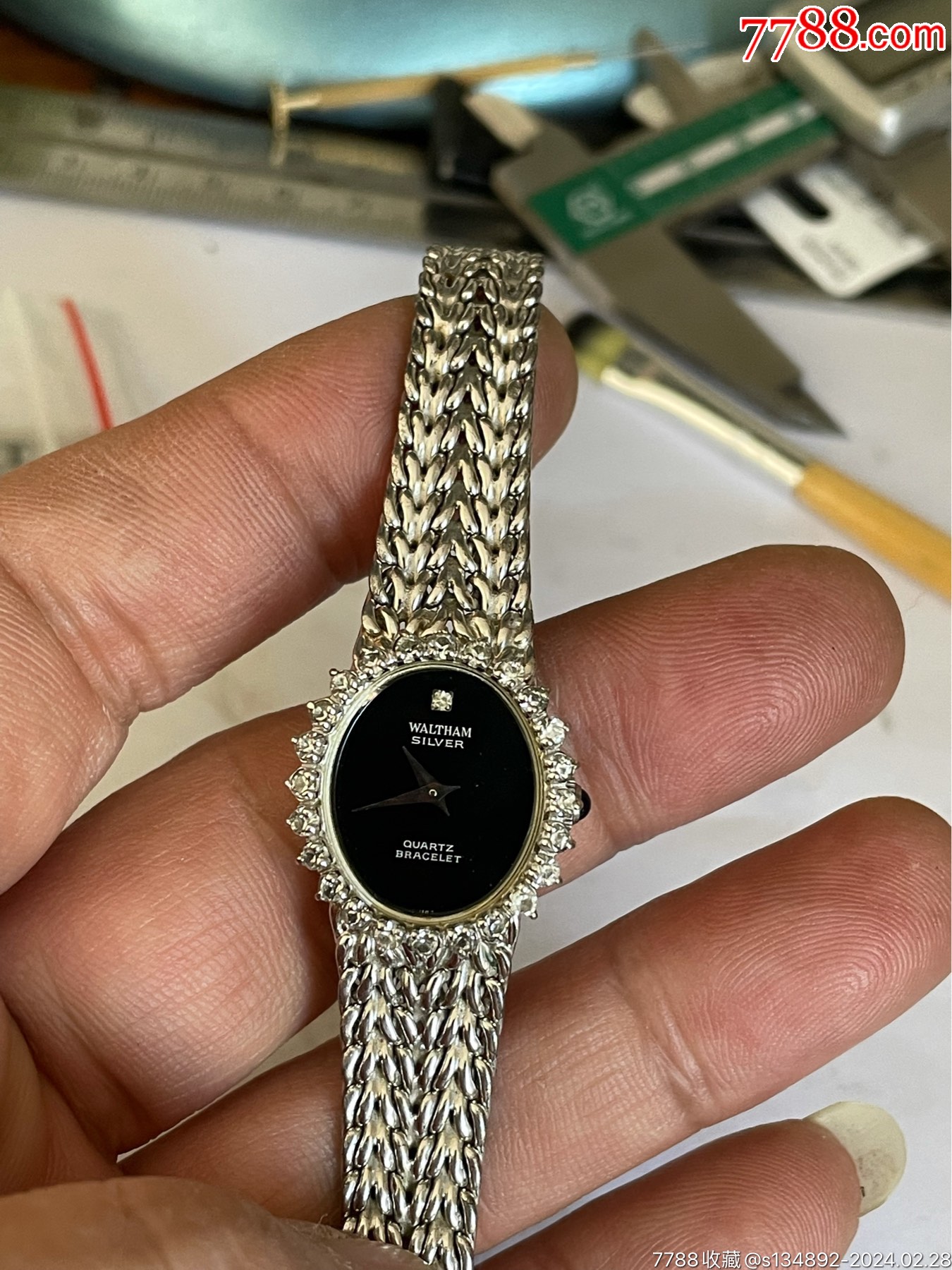 com)>首页>拍卖>手表/腕表>好品瑞士产华生925银女石英表_价格25元