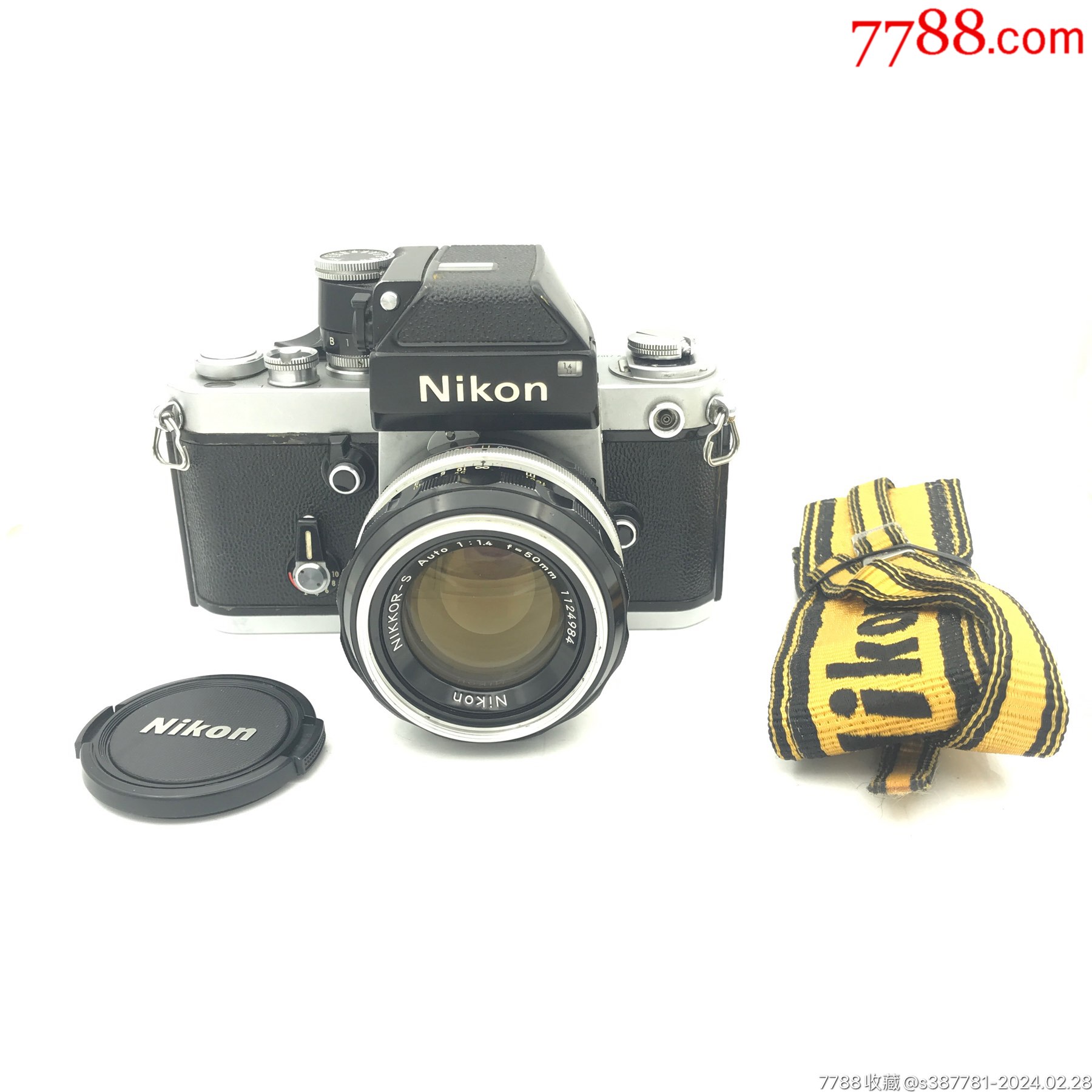 尼康f2胶片单反相机带50mmf14镜头