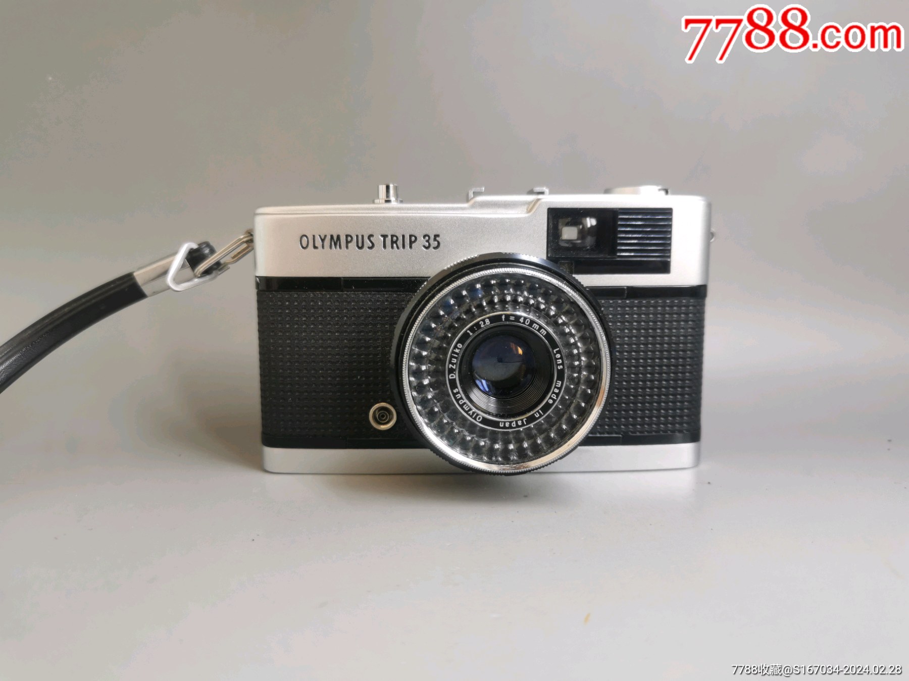 奥林巴斯olympustrip35胶片旁轴相机快门可按光圈正常不确