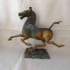 张果老骑驴铜像八仙像老铜器铜像