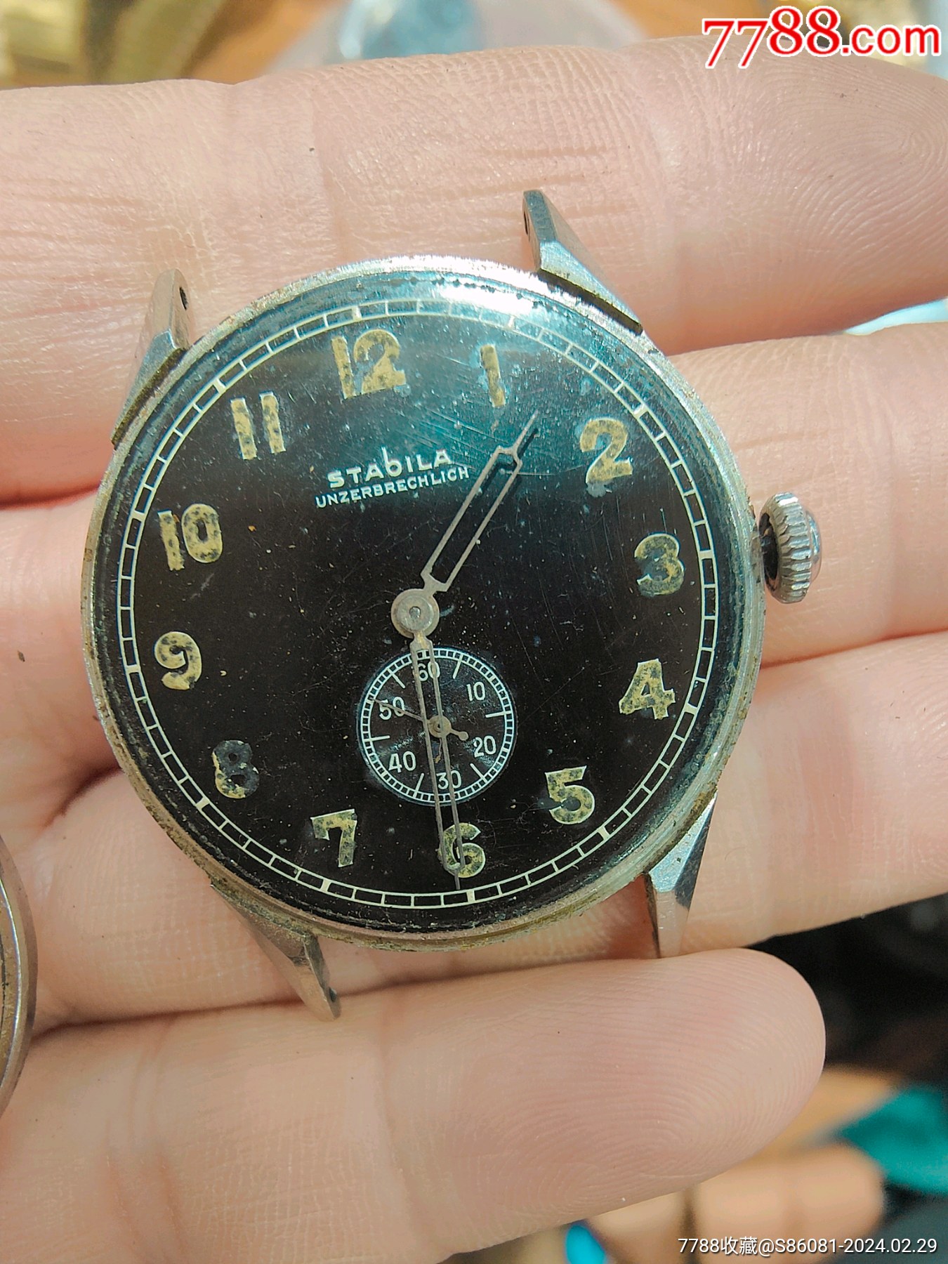 一款很别致的古董机械表拍卖_手表/腕表_钟之玫瑰【7788收藏__收藏