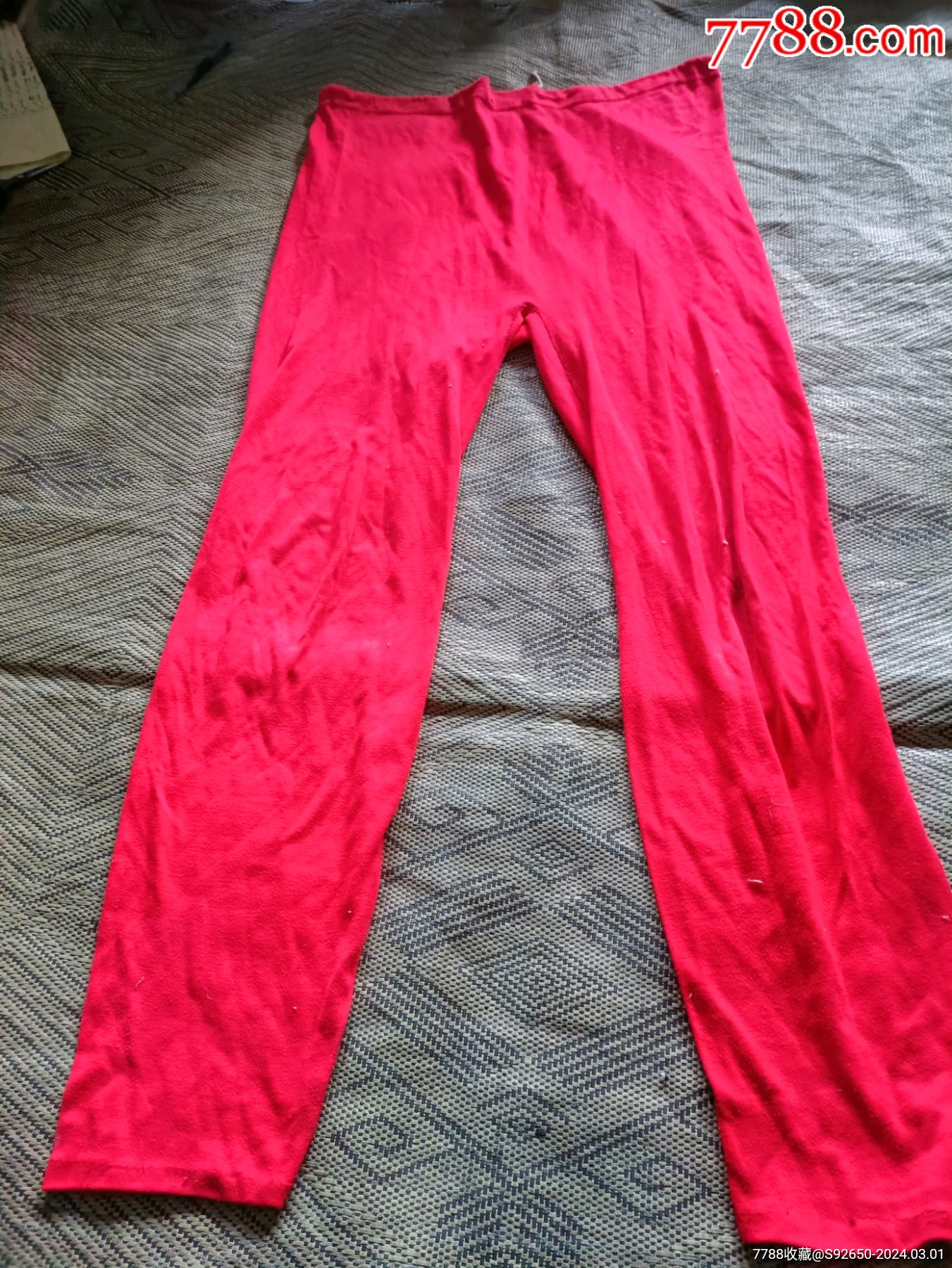 80年代的秋裤红色绿色图片