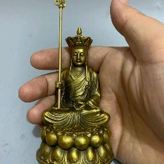 当前位置:>7788人民币收藏>拍卖>佛像/造像>纯铜托宝关羽关二爷长19宽