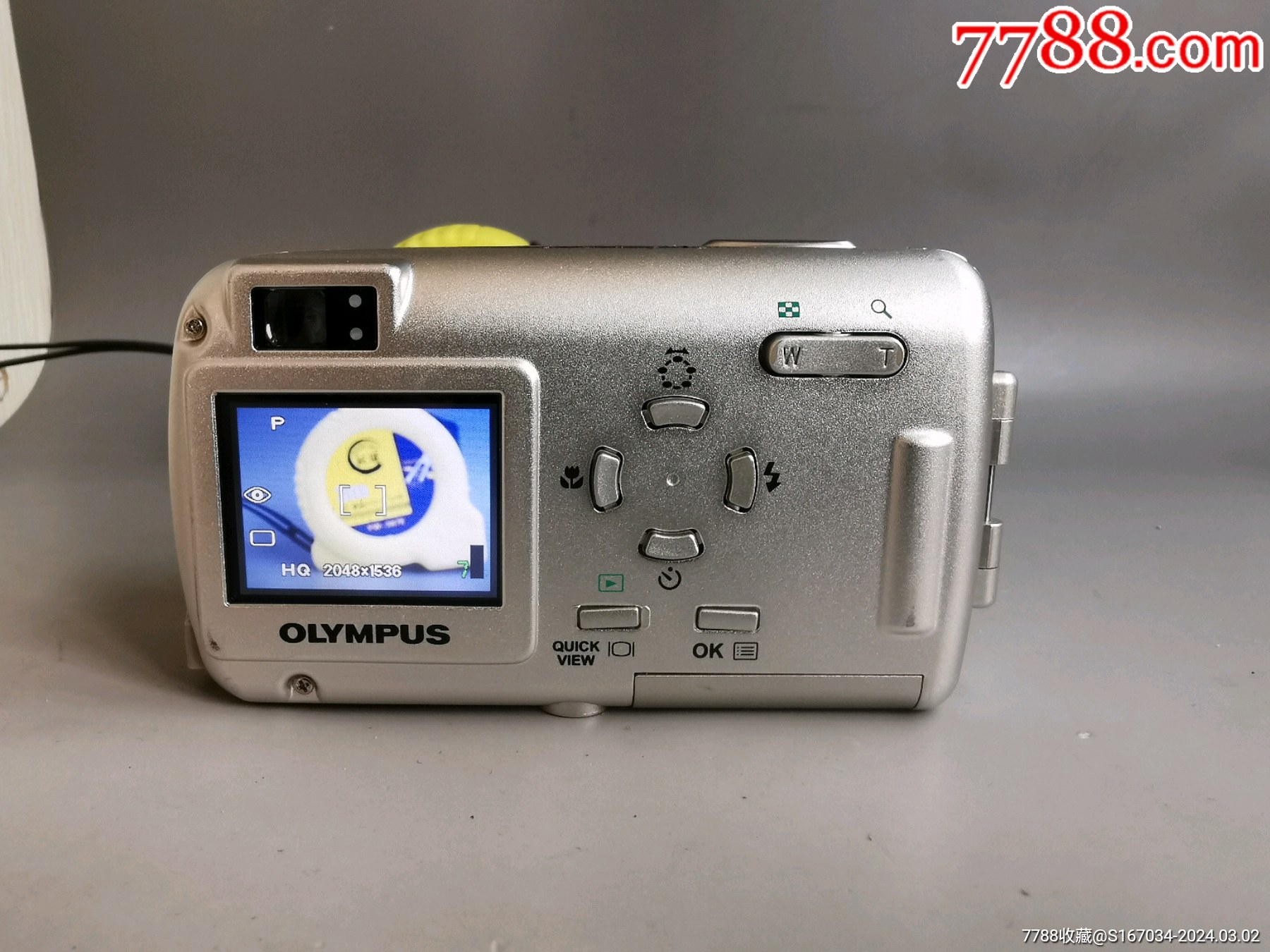 奥林巴斯olympusu15数码相机品相很好如图所示试机正常使用裸机出